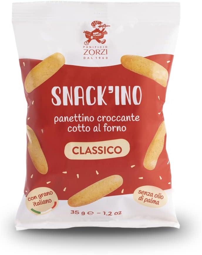 Snack'ino Monoporzione - Box da 44 confezioni da 35g – Panificio Zorzi